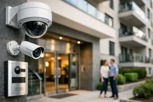 מצלמות אבטחה לבניין משותף - מה באמת צריך
